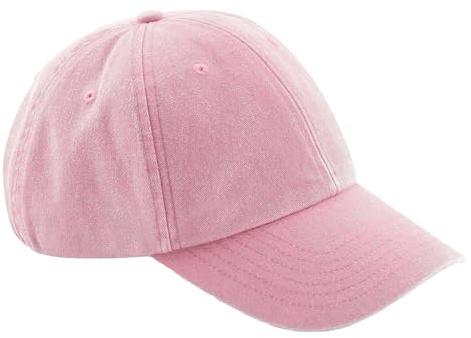 Beechfield Junior lågprofil vintage keps – vintage skymningsrosa