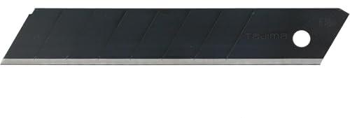 Tajima LCB50RBC/K1 Razar Black Lame de cutter 18 mm, Noir, Set de 10 Pièces (Lot de 5)