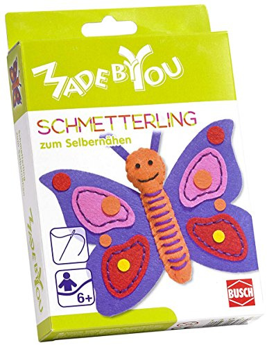 MADE BY YOU 13037 Lila Schmetterling zum Selbernähen Kinder-Bastelset