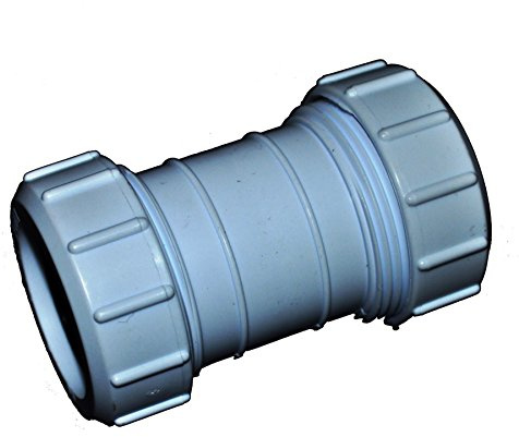 Compression 40mm Waste Pipe Coupling