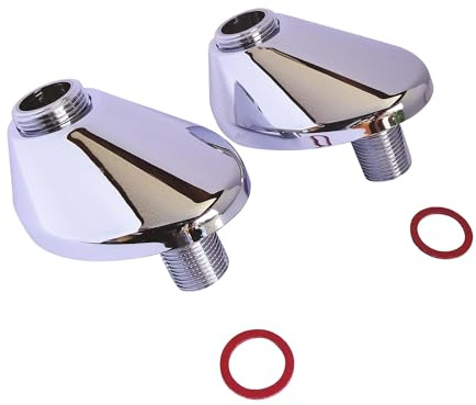 Somatherm C548 2 x 45 mm Off-Centre Fittings with Rosette M15/21 M20/27, Grey