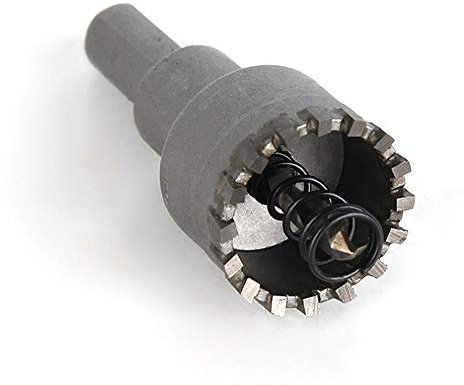 Lochsäge Hartmetallspitze Kernbohrer Stahl Aluminium Edelstahl Platte Lochbohrer 16-32mm,18mm