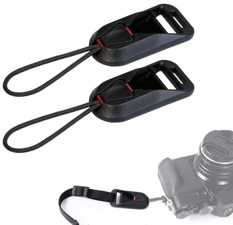 XINAZZIT 2 PCS Camera Strap Quick Release Shoulder Neck Strap Clip Adapter Camera Strap Quick Release Loops Clips Camera Quick Release Buckle