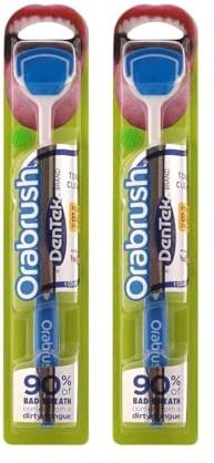 Dentek Orabrush Tongue Cleaner (Colors May Vary) Pack of 2