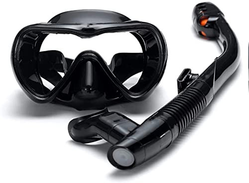 Tauchmaske, großer Rahmen, Taucherbrille, voll atmend, beschlagfrei, Schwimmbrille, Maske, Vollgesichts-Schnorchelmaske