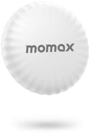 MOMAX Key Finder, Tracker Tag Works with Apple Find My (iOS 18+ Only), Key Tracker with APP,Sound Location, Key Locator Tracker tag for Luggage, Suitcase, Wallet (White)