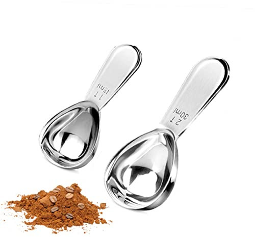 Cabilock Mesurettes En Acier Inoxydable Avec Échelle Pour La Pâtisserie Le Thé Le Sucre Ml Graduées