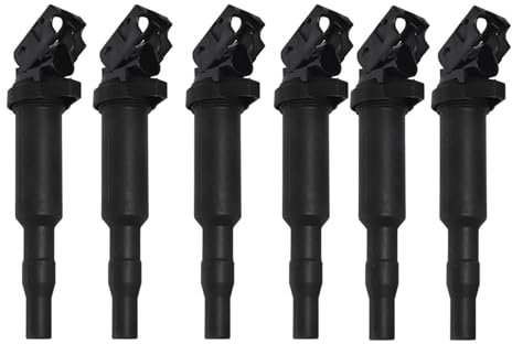 KMLONG 1-6 stücke Zündspule Fit for BMW E81 F22 F23 E46 E90 F33 X3 E83 X5 5 6 7 MINI R56 R55 Auto Teile 12137594937 12137562744 0221504470 Zündspulenpaket(6pcs)