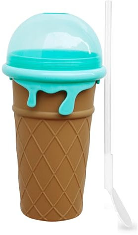 Quick-Freeze - Vaso para granizado, 500 ml, enfriamiento rápido (café)