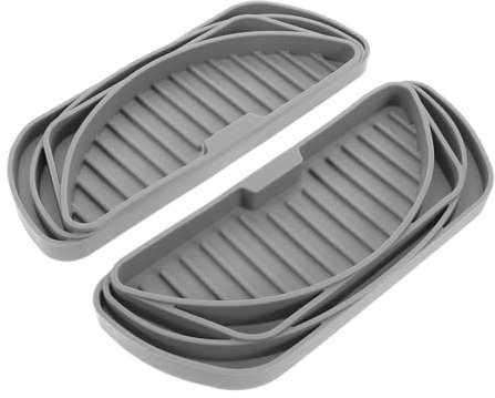 HOMSFOU 2pezzi Vassoio Gocce Per Frigorifero Silicone Tappetino Antiscivolo Per Dispenser Raccoglitore Per Gocce Con Design Flessibile e Facile Manutenzione