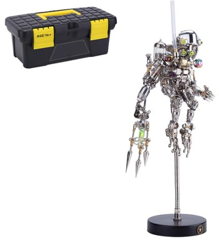 JOYARCH 3D Metal Puzzle Kits, 700+Teile DIY Steampunk Mechanical Diver Ape Model, Ornament Toy for Teens and Adults
