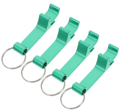Ciieeo 4piezas Abridor De Botellas De Cerveza De Abridor De Botellas Con Llavero Herramienta Para Abrir Latas Para Tarros De Refrescos y Bebidas