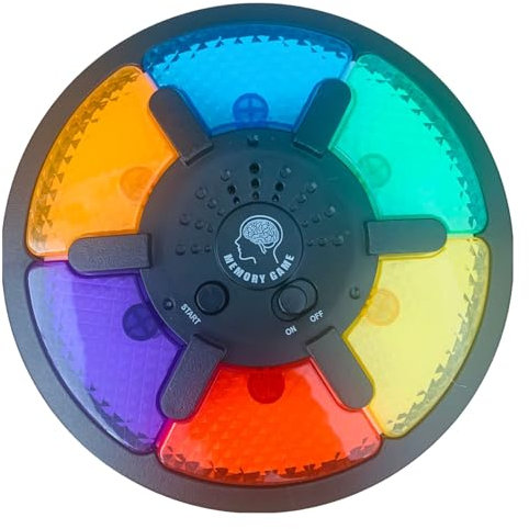 rongweiwang Party Memory Spiele Klassisches Memory Spielzeug mit Lichtern für Erwachsene ABS Elektronisches Auswendiglernspiel mit Lichtern Leuchtendes Spielzeug