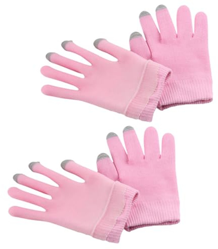DECOMELODY 2paires Mitaines En Gel Hydratantes Pour Mains Exfoliantes Avec Huiles Essentielles Soins Beauté Pour Hommes Et Femmes