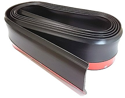 Cinta protectora de goma universal de 2,5 m de la marca Anzene para faldón con salida de aire, parachoques delantero y faldones laterales