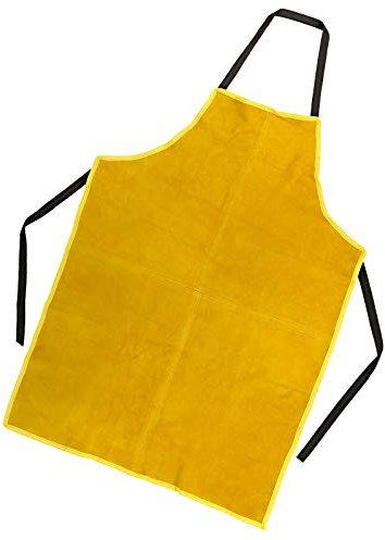 Kräftige echt Leder Schweißerschürze, 65x90cm Schmiedeschürze, Schutzschürze