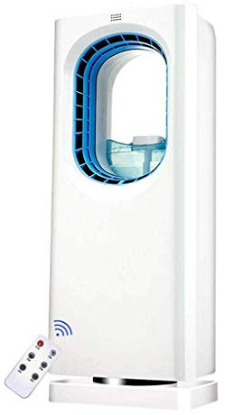 Samnuerly Enfriador de Aire Acondicionado móvil multifunción con refrigeración por Agua Enfriador evaporativo silencioso Ventilador eléctrico con Control Remoto para el hogar y la Oficina