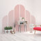 Papier peint intissé pré-encollé fresques géants - ARCHES ROSE POUDRE - adhésif décorative - 90x60cm