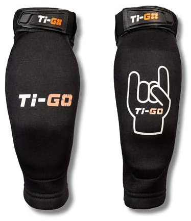 TiGO Kids RIDESHIELD Pro Cycling Knee Pads - Protection Bike Riding Knee Sleeve Youth Large
