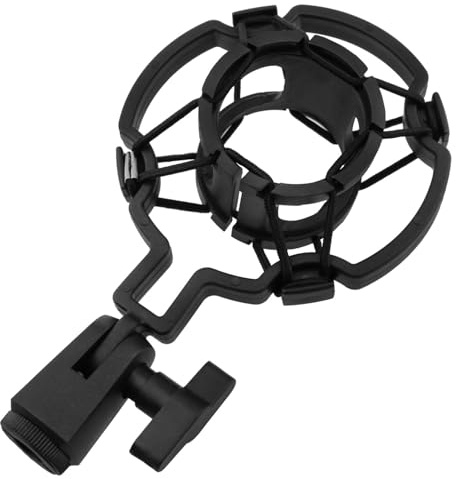 FINBe microphone shock mount shock-proof mic holder It is suitable for 1pcs of studio capacitive microphone with a diameter of 42~47mm/1.65~1.81inch shock mount 1pcs