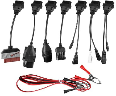 Juego de 8 adaptadores de diagnóstico, adaptador universal de diagnóstico para coche, OBD2, OBD1, cable de diagnóstico, cable adaptador OBD2, cable adaptador de diagnóstico para escáner de diagnóstico