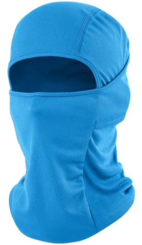 Fuinloth Balaclava Motor Vindtät UV Kylning Unisex Ljusblå