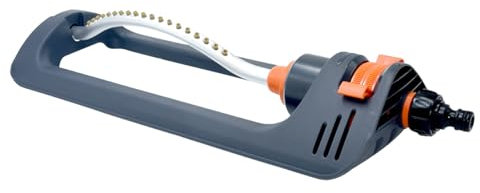 Aspersor Oscilante De Riego De Césped - Aspersor De Riego Césped Oscilante Automatico para Jardín, Rociador De Jardín con Juego De Inicio De Conexión Rápida para Césped Y Patio