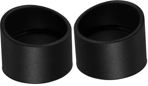 VILLFUL 2 Pcs Rubber Eyepiece Cups Eye Shield Guards for Binocular Microscope Compatible with Brands Protects Lens and Reduces Light for Enhanced Observation