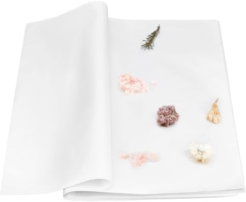 BENECREAT 100 unidades de papel secante para herbario y manualidades, papel secante grande para herbario y prensa de flores, 420 x 600 mm
