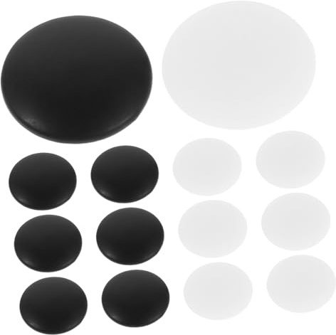 Toddmomy Pierres de Go en Plastique 2,2 Cm 361 Pièces pour Joueurs de Go Kit Complet Jeu de Stratégie Accessoires de Jeux de Société