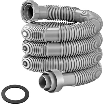 Ctyjia 1 Stück Abflussschlauch, Innendurchmesser 45 mm Waschbecken Abfallrohr, Geruchsdicht und Verformungsfre, für Badewanne, Waschbecken, Ablaufrohr, 80 cm