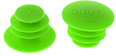SM SunniMix Cycling Bike Handlebar Bar End Plugs Caps (Set of 2) Luminous Bicycle Grip Mountain Road Bikes BMX MTB Bar Ends Stoppers, Green
