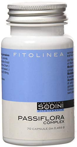 Passiflora Complex - Integratore Alimentare - con Tiglio, Escolzia e Melissa - per Favorire un Fisiologico Rilassamento e un Sereno Sonno - 70 Capsule