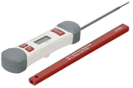 Taylor Digital Food Thermometer with Adjustable Probe, Plastic/Stainless Steel, -50°C to 200°C