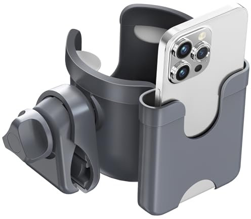 Getränkehalter für Kinderwagen Buggy Zubehör, Muttertagsgeschenke für Mama, Guiseapue Universal Becherhalter Kaffeehalter Kinderwagen Rollator Fahrrad Cup Holder, Baby Erstausstattung Neugeborene