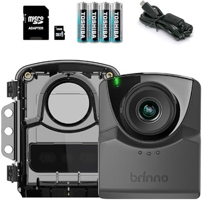 Brinno TLC2020 Housing-Kit – TLC2020 Zeitrafferkamera und wasserfestes Gehäuse (ATH1000), HDR & FHD, Flexible Programmierung, zusätzliche Akkulaufzeit, ideal für Tracking und Überwachung im Freien