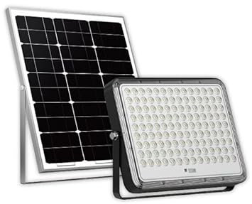 Proyector solar LED regulable 30 W 3800 lm (240 W) impermeable IP65 - Blanco del día 6000 K