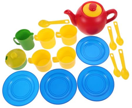 JOINPAYA Té De Imitación Vajilla De Plástico para Pequeños Decoración De Casas Miniatura Juego De Té Infantil