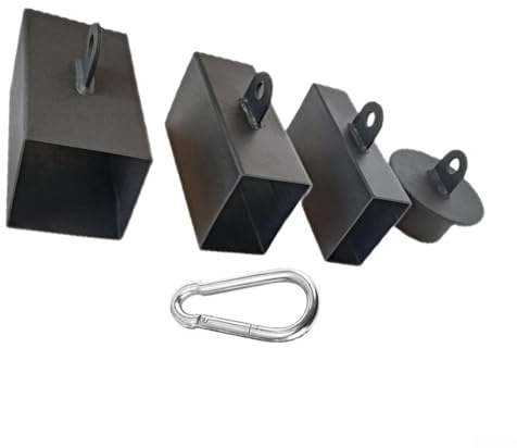 Bloc de pincement en métal pour escalade, avant-bras et doigt, entraînement de force à la main, équipement de gym à domicile (carré 8 x 8 cm)