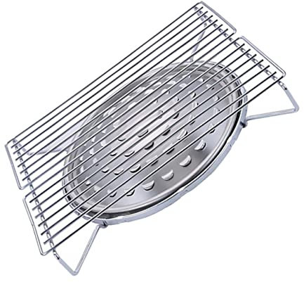 PAMINGONO Bbq Stove Stainless Steel Outdoor Camping Grill Tool Rack for Barbecue Cooking Camping Essentials Portable Barbecue Grate Rack
