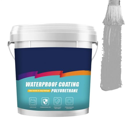 Klarer wasserfester Kleber – 35 Unzen wasserfestes Dichtmittel | Unsichtbarer transparenter Fliesenkleber | Auslaufsicherer Bodenkleber für Badezimmer und Küche | Wandkleber für Außenreparaturen und d