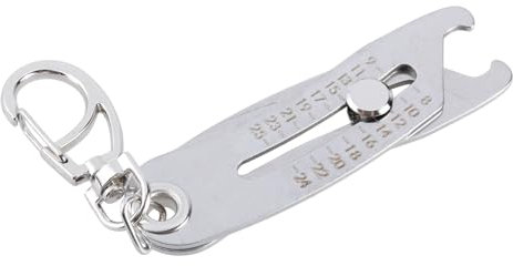 Portable Accurate Thread Size Checker Keychain Thread Size Verification Tool Quick Hand Measuring Tool Nuts and Screws