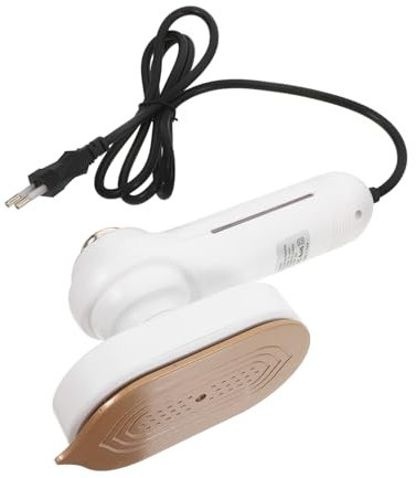 EXQUIMEUBLE Mini Plancha de Vapor Portátil para Ropa de Viaje Seco y Húmedo Diseño Ligero Mango Giratorio para 1200W