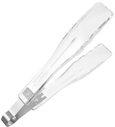 Alipis Pinza Per Alimenti in Acciaio Pinza Per Pane e Torta Da Cucina Utensile Da Barbecue e Picnic Resistente e Durevole