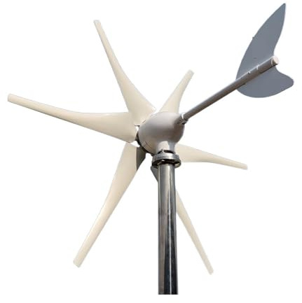 Generador de turbina eólica, Aerogenerador de 2000 W, 48 V, 24 V y 12 V con controlador MPPT, molinos de viento portátiles, energía renovable for s híbridos solares y eólicos Para autocaravanas y hoga