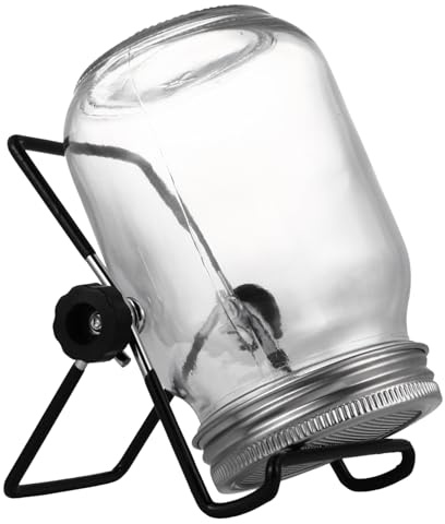 SEWOART Kit Germinatore Barattolo per Germogli in con Supporto e Rete per Crescita Germogli Broccoli Alfalfa Ravanello in Casa