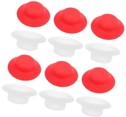 TOBBOMEY 12pcs Swing Top Bottle Seals Gaskets Replacement Caps for Wine Juice Soda Bottles Kitchenware Swing Lock Seal Preventing Spills and Maintaining Freshness