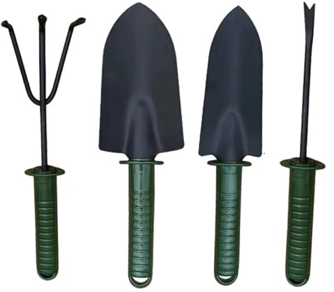 Trädgårdsspad 4-pack mini-trädgårdsredskap for suckulenter med vattenflaska