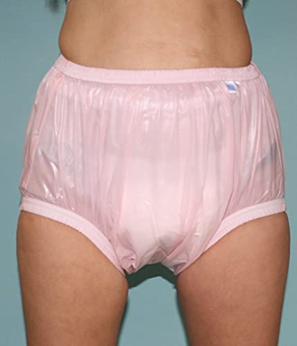 Top PVC Adult Baby Inkontinenz Windelhose Gummihose rosa gary (L)