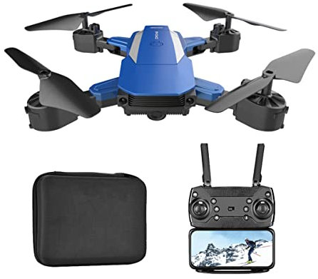 SOLUSTRE Faltbarer Quadrocopter Rc-drohne mit Kamera für Luftaufnahmen Ferngesteuerte Rc-helikopter mit Aufbewahrungstasche